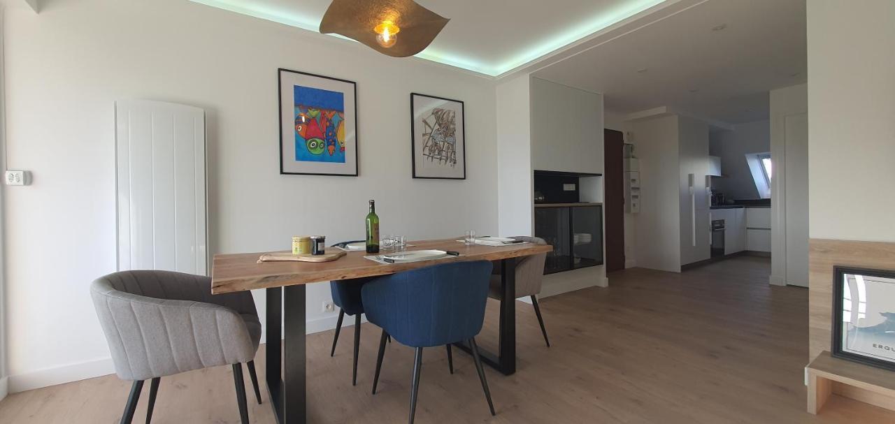 Appartement Bretagne Vue Mer Exceptionnelle Sur Les Hauts D'Erquy Au Calme ! Et Au Pied Du Gr34 Exterior foto